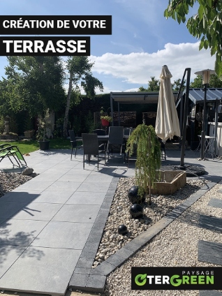 Cr&eacute;ation de terrasse &agrave; Lens