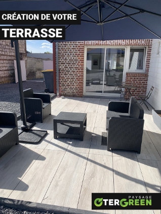 Pose de terrasse &agrave; Lens